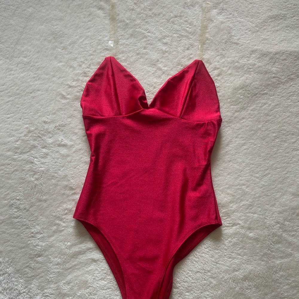 Fashion Nova Red Bodysuit Size XS BRAND NEW NEVER WORN!!